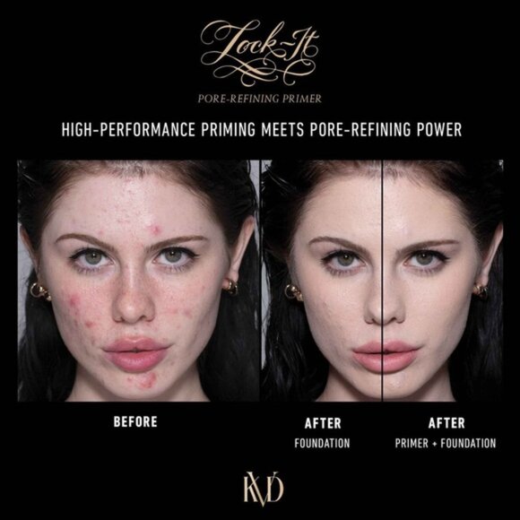 🆕 NWT KVD Lock-It Pore Refining Primer 30ml 1.0fl oz - Picture 2 of 5